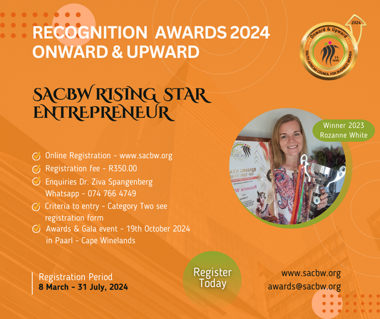 Recognition Awards 2024 Onward & Upward - SACBW Rising Star Award