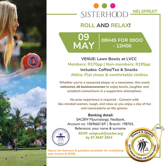 SACBW Nelspruit Sisterhood Networking Event - 9 May 2024